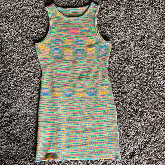 Women’s - Bodycon Dress Knitted Halter Neck - Picture 8 of 8